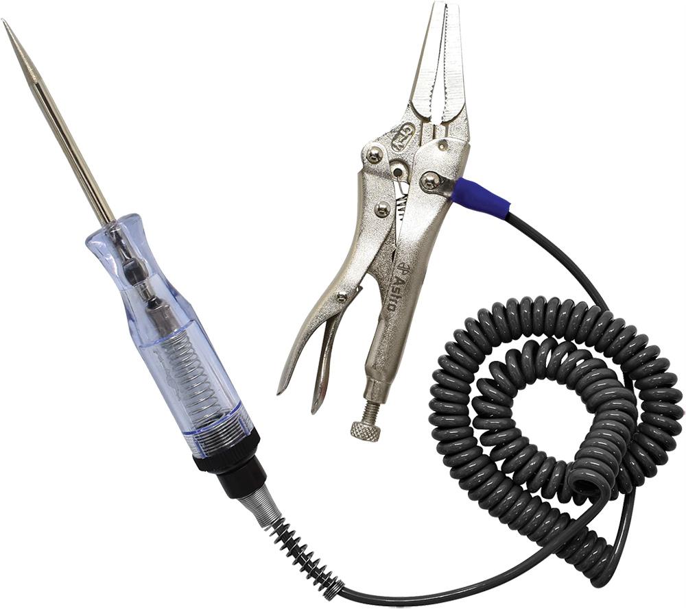 LOCKING PLIERS CIRCUIT TESTER LIGHT