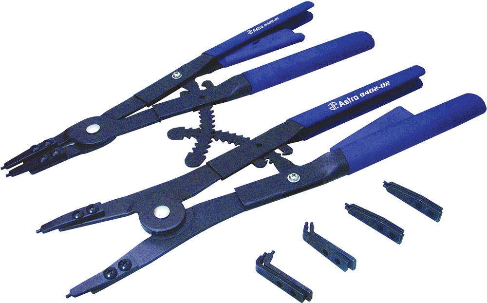 2-PC LARGE 16&#34; SNAP RING PLIERS SET