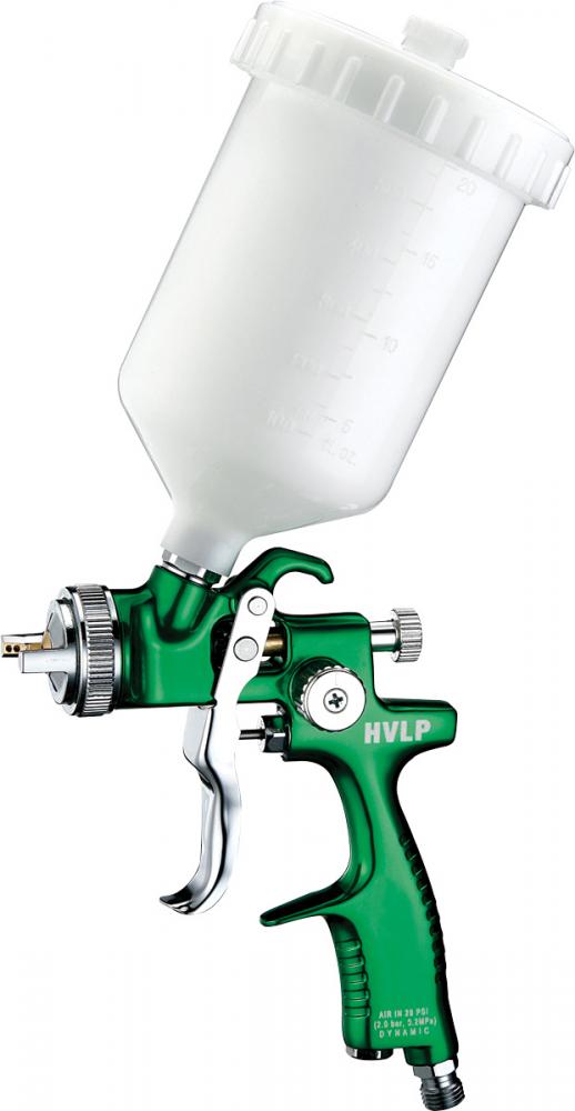 EURO PRO 1.3MM NOZZLE HIGH EFFICENCY HVLP PAINT GUN WITH PLASTIC CUP, 600 ML