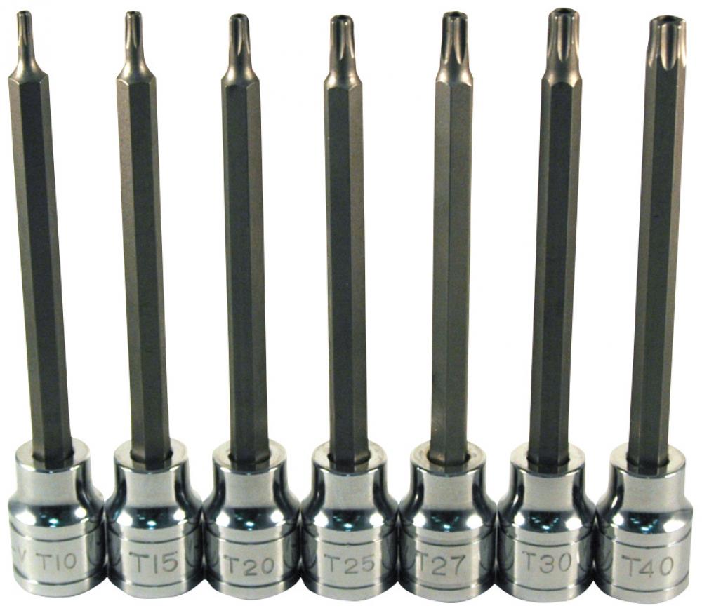 7 PC XL TAMPERPROOF TORX BIT SOCKET SET