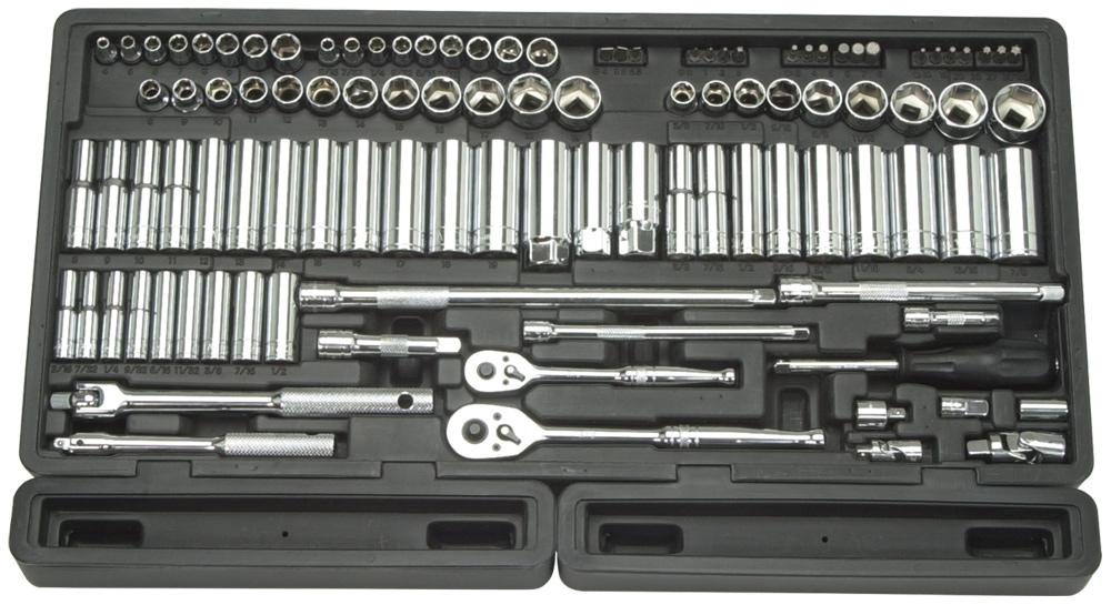 106PC 1/4&#34; & 3/8&#34; SAE SOCKET