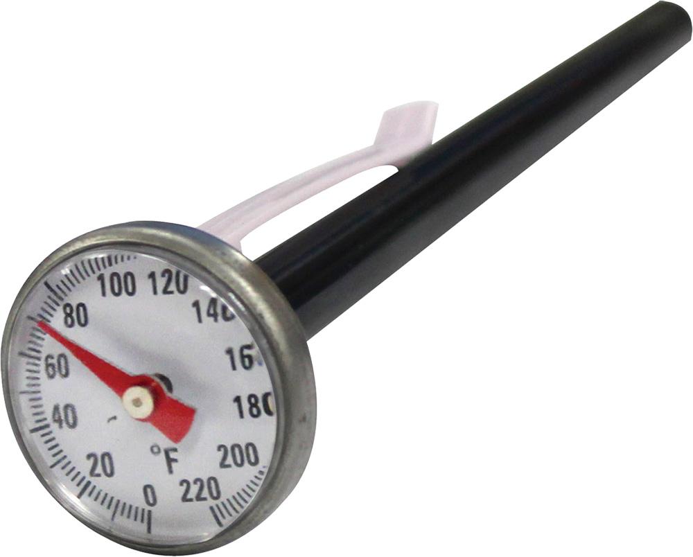 1&#34; DIAL ANALOG POCKET THERMOMETER, 0-220°F