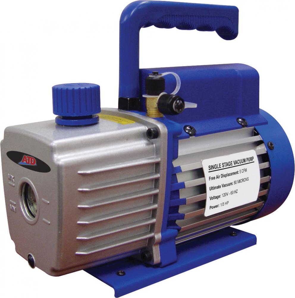 SINGLE STAGE VACUUM PUMP, 3 CFM, 1/4 HP