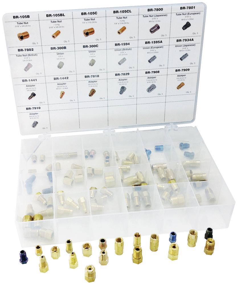 95PC BRAKE LINE FITTING ASSORTMENT