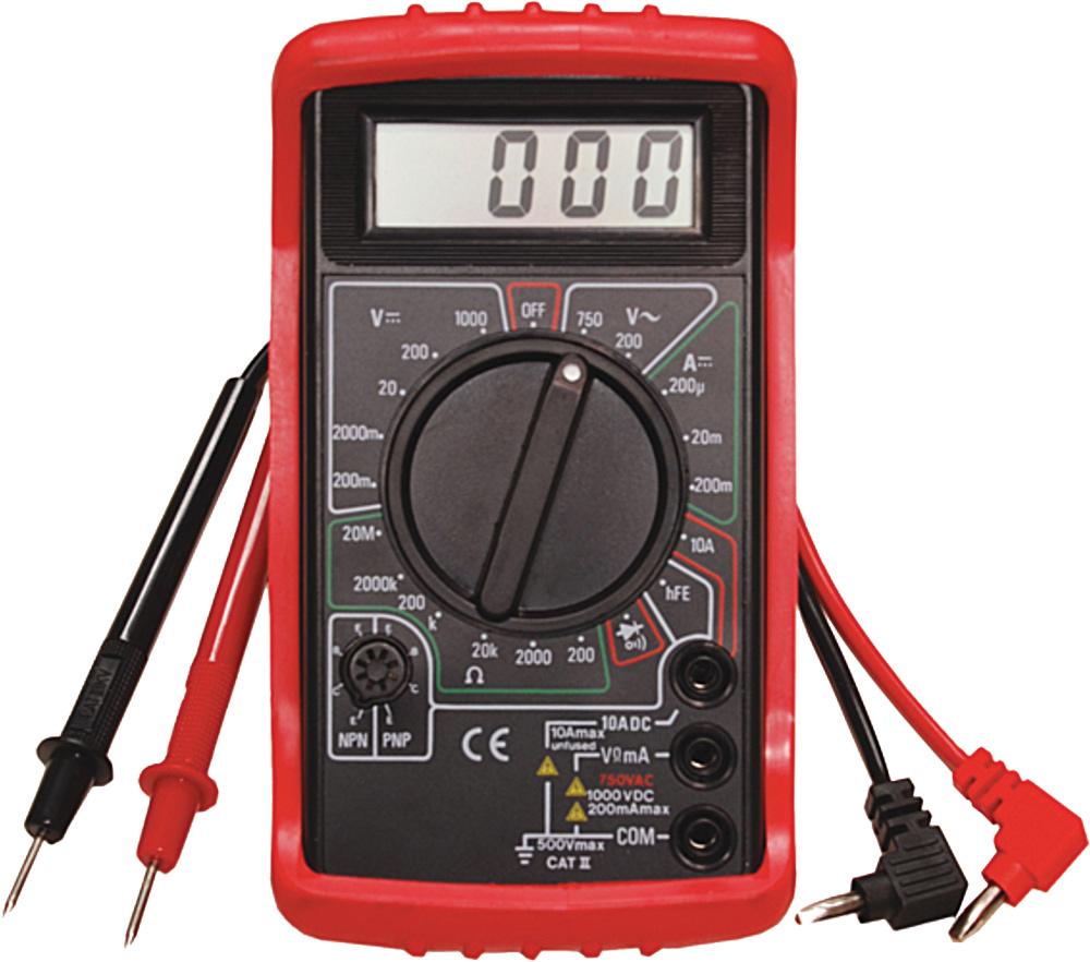 DIGITAL MULTIMETER, (20) TEST RANGES, (7) TEST FUNCTIONS