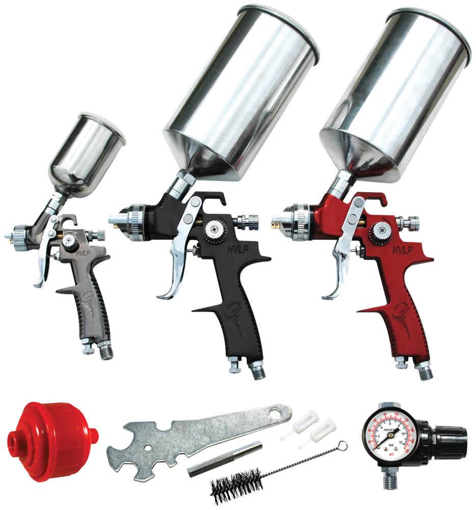 9PC HVLP SPRAY GUN SET