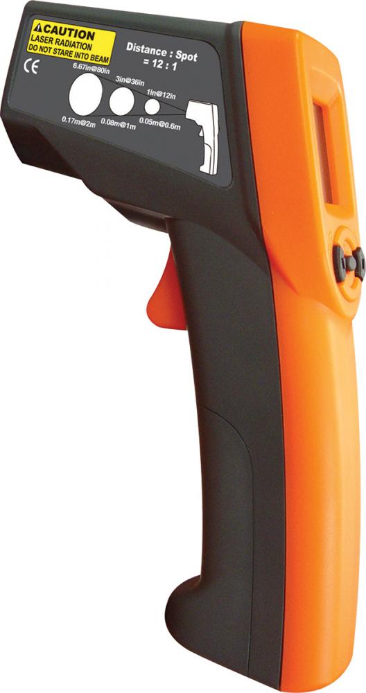 12:1 DELUXE INFRARED THERMOMETER, -76°F TO 1,022°F (-60°C TO 550°C)