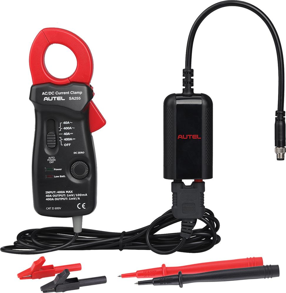 BATTERY TESTER ACCESSORY KIT, INCLUDES DIGITAL MULTIMETER AND 400A CURRENT CLAMP