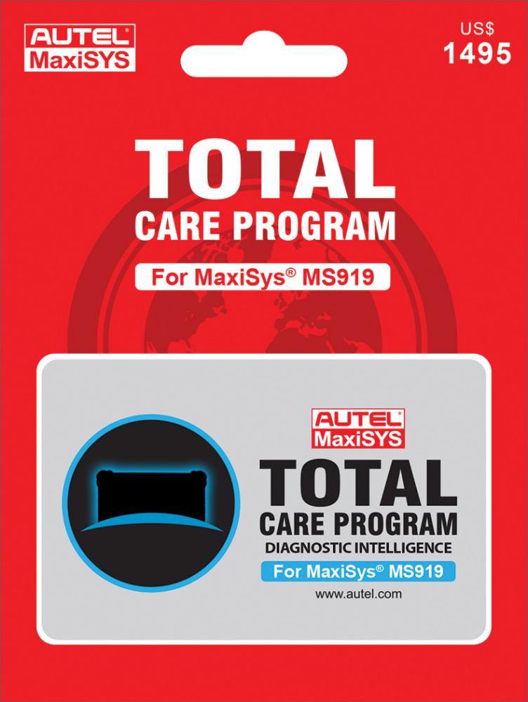 TOTAL CARE PROGRAM (TCP) 1-YEAR WARRANTY & SOFTWARE UPDATE EXTENSION FOR MS919