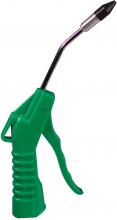 G2S AST-1717 - DELUXE 4" AIR BLOW GUN - GREEN WITH 1/2" REMOVABLE RUBBER TIP