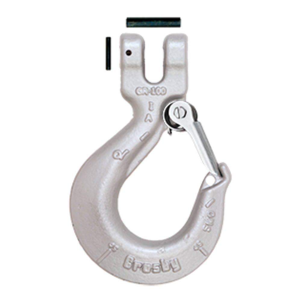 L-1339 CROSBY CLEVIS SLING HOOK W/LATCH G100 3/8&#34;