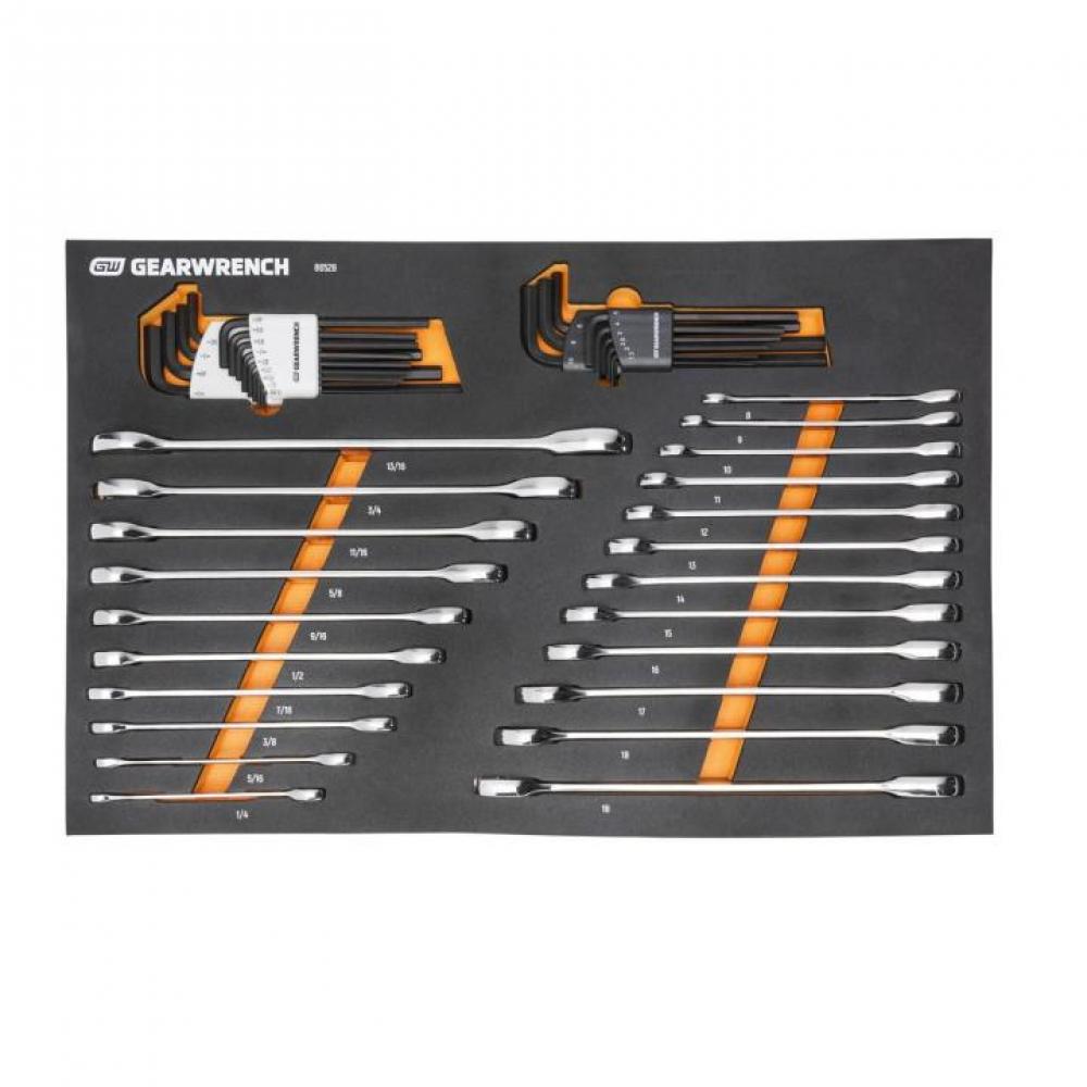 MODSET 44PC SAE/MM 90T RW & HEX KEY SET