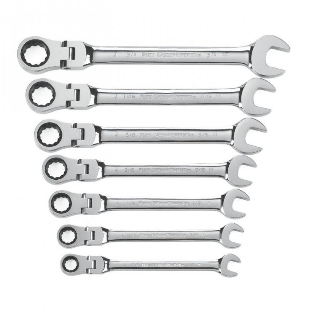 SET WR RAT COMB FLEX SAE 7PC