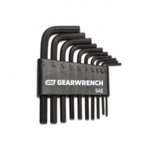 GearWrench 85206 - 10PC SAE SHORT ARM HEX KEY SET