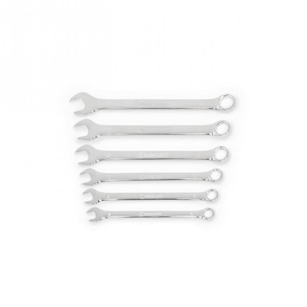 6 Pc. 12 Point Metric Combination Wrench Set