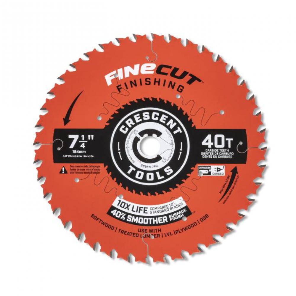 7-1/4&#34; x 40-Tooth FineCut™ Finishing Circular Saw Blade