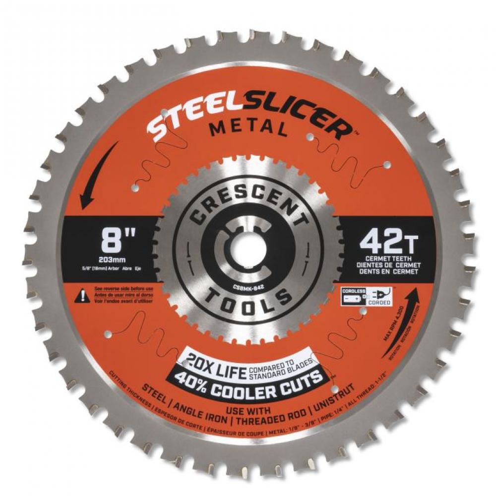 8&#34; x 42-Tooth SteelSlicer™ Thick Metal Circular Saw Blade