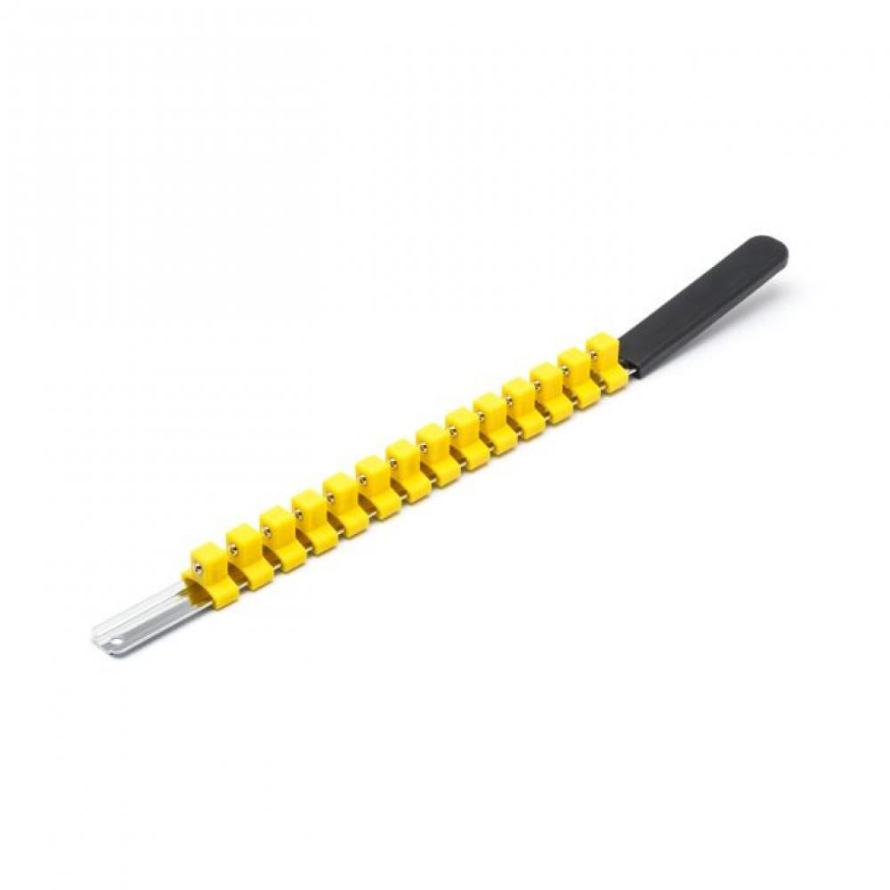 1/2&#34; Drive 17-1/2&#34; Yellow Socket Rail includes 14 Clips