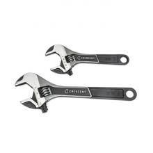 Crescent ATWJ2610VS - 2 Pc. Wide Jaw Adjustable Wrench Set 6" & 10"