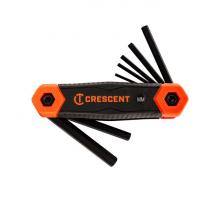 Crescent CHKFM8 - 8 Pc. Folding Hex Key Set, Metric