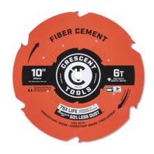 Crescent CSBFC-1006 - 10" x 6-Tooth Fiber Cement Circular Saw Blade