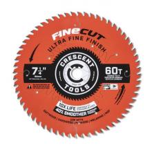 Crescent CSBUF-760 - 7-1/4" x 60-Tooth FineCut™ Ultra Fine Finishing Circular Saw Blade