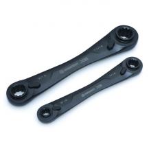 Crescent CX6DBS2 - 2 Pc. X6™ 4-in-1 Black Oxide Spline Ratcheting SAE Wrench Set
