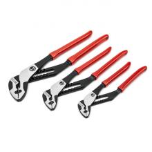 Crescent RTZ2SET3 - 3 Pc. Z2 K9™ Straight Jaw Dipped Handle Tongue and Groove Plier Set