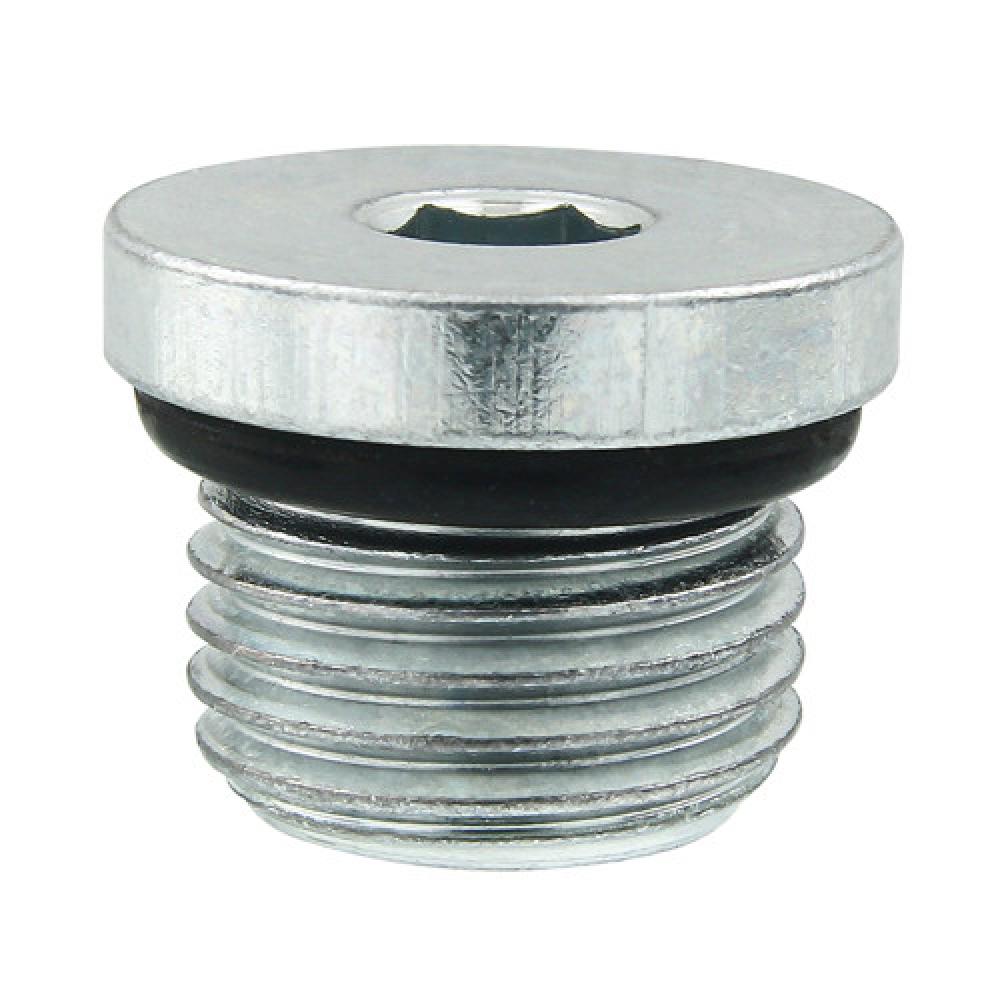 1-1/16-12&#34; Pipe Plug Hex Socket w/O-Ring Steel