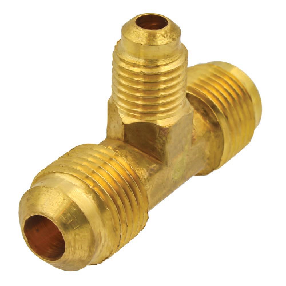 5/8&#39;x5/8&#34;x3/8&#34; Flare Reducing Tee Forged Brass