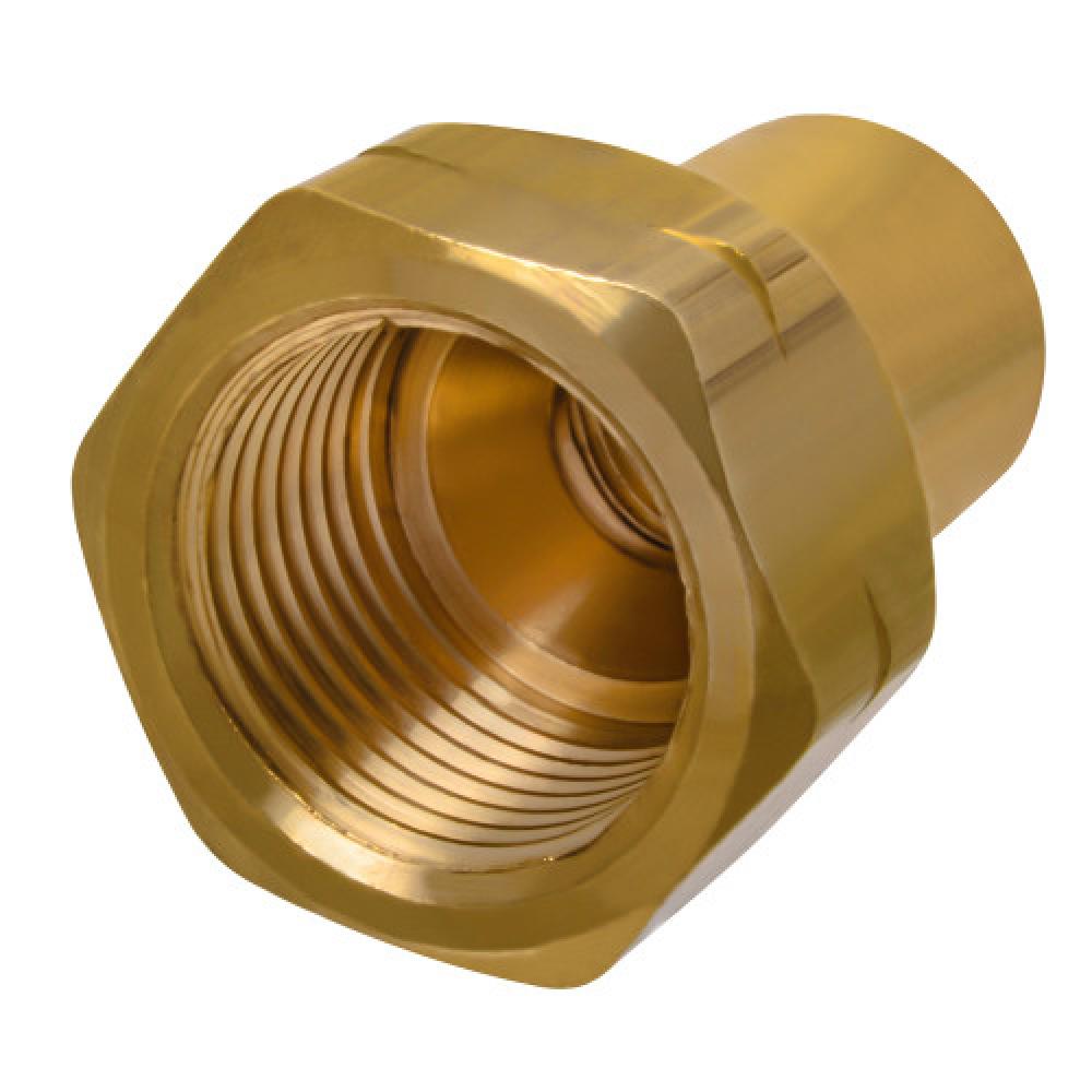 1/2&#34; POL Adaptor (FNPT) Brass