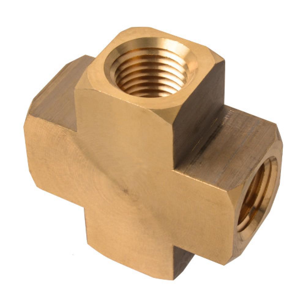 7/16&#34; Pipe Cross Extruded Brass