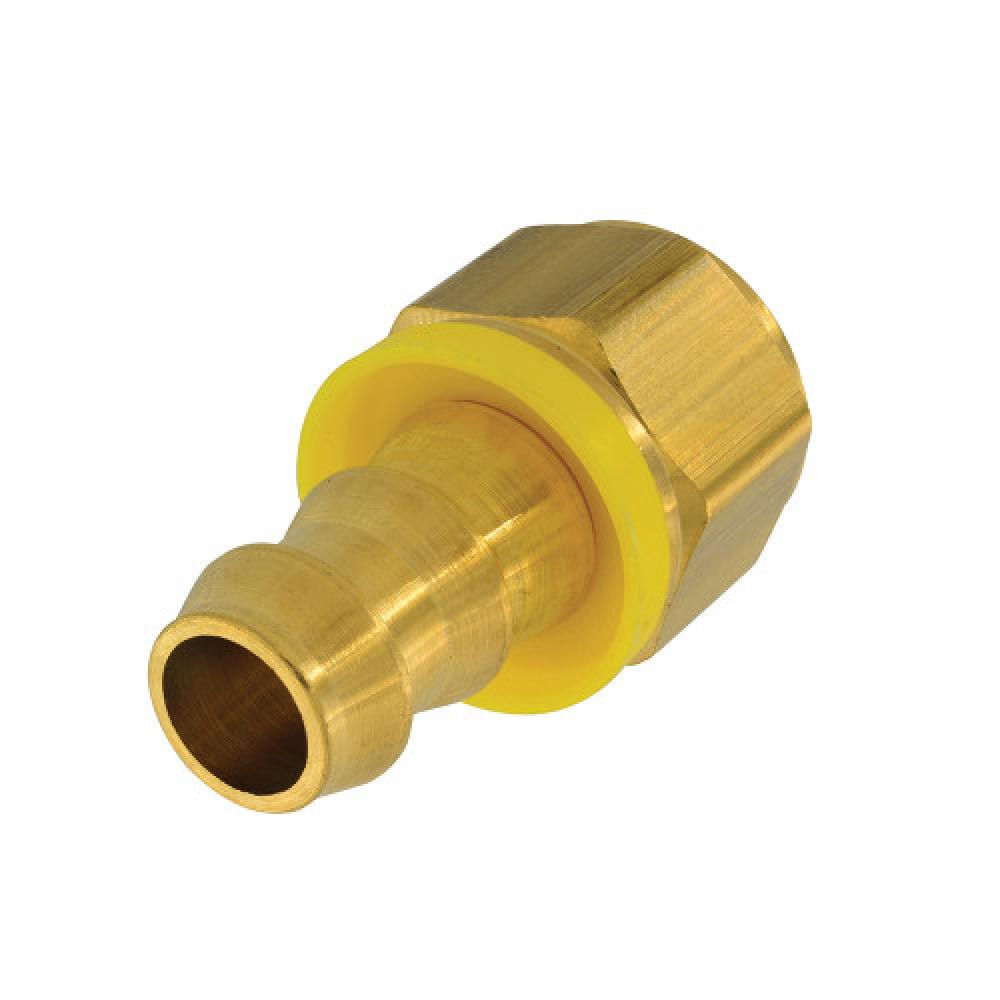 1/2&#34;x3/8&#34; Push-On Hose Ends w/Female Pipe Brass