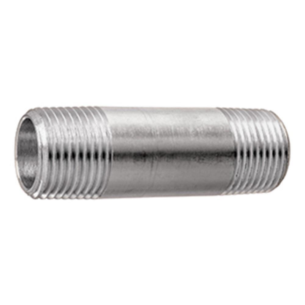1-1/4&#34;x3&#34; Pipe Long Nipples 316 Stainless Steel sched 40 (150#)