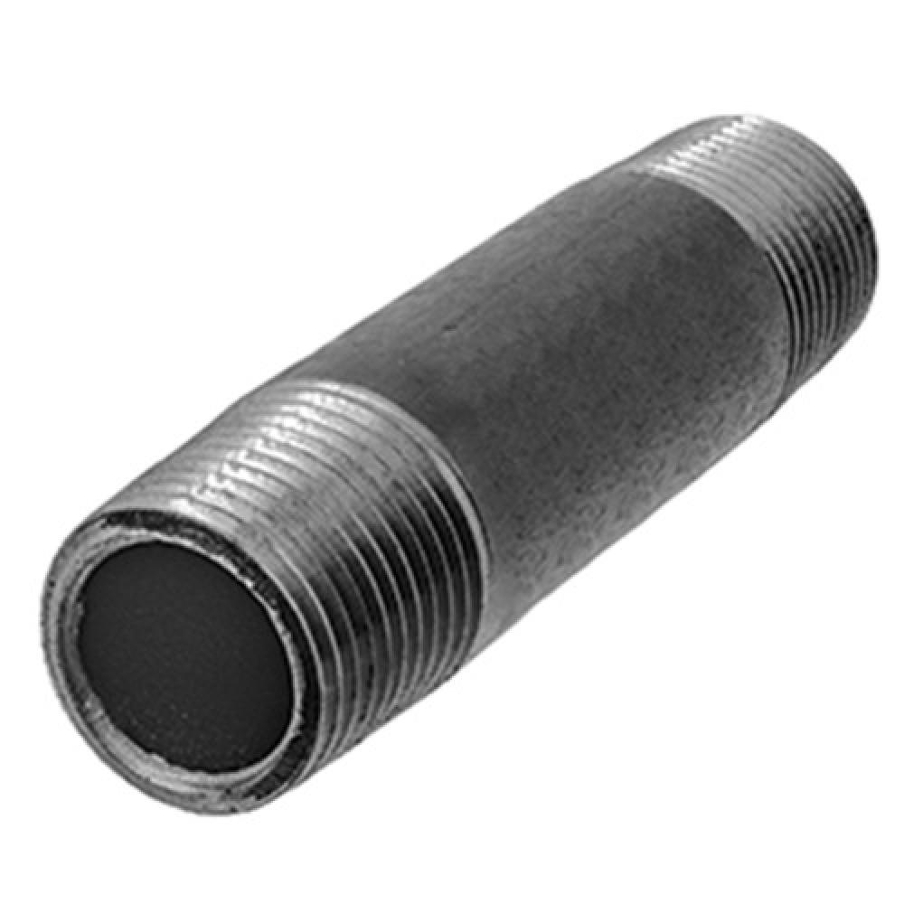 1/2&#34;x3&#34; Pipe Long Nipple BLK Iron sched 40 Galvanized