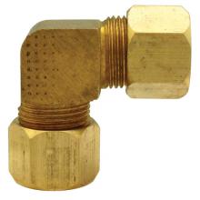 Paulin D65-2 - 1/8" Compression Elbow 90° Brass
