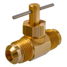 Paulin D15-4 - 1/4" Needle Valve Straight Brass