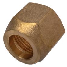 Paulin D40-8-6 - 1/2"x3/8" Flare Nut Short Standard Reducing Brass