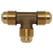 Paulin D44-4 - 1/4" Flare Tee Forged Brass