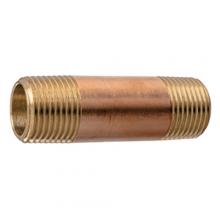 Paulin D113R-H2 - 1-1/2"x2 Pipe Long Nipple Brass
