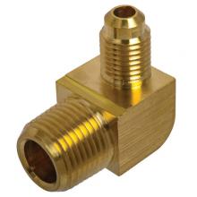 Paulin D49-2A - 1/8"x1/8" Flare Elbow 90° Forged Brass