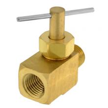 Paulin D17-B - 1/4" Needle Valve Straight Brass