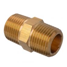 Paulin D122-B - 1/4" Hex Pipe Nipple Brass