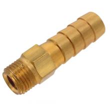 Paulin D2200-6 - 3/8"x1/4" Hose Barb Inverted Flare Brass