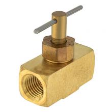 Paulin D18-A - 1/8" Needle Valve Straight Brass