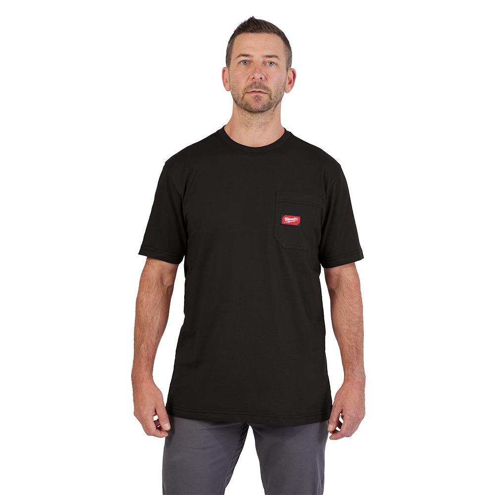 GRIDIRON™ Pocket T-Shirt - Short Sleeve Black L