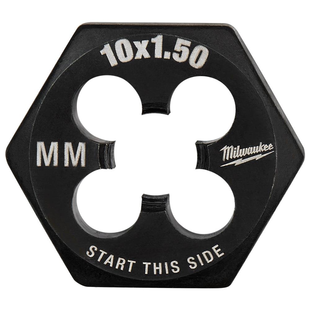 M10-1.50 mm 1-Inch Hex Threading Die