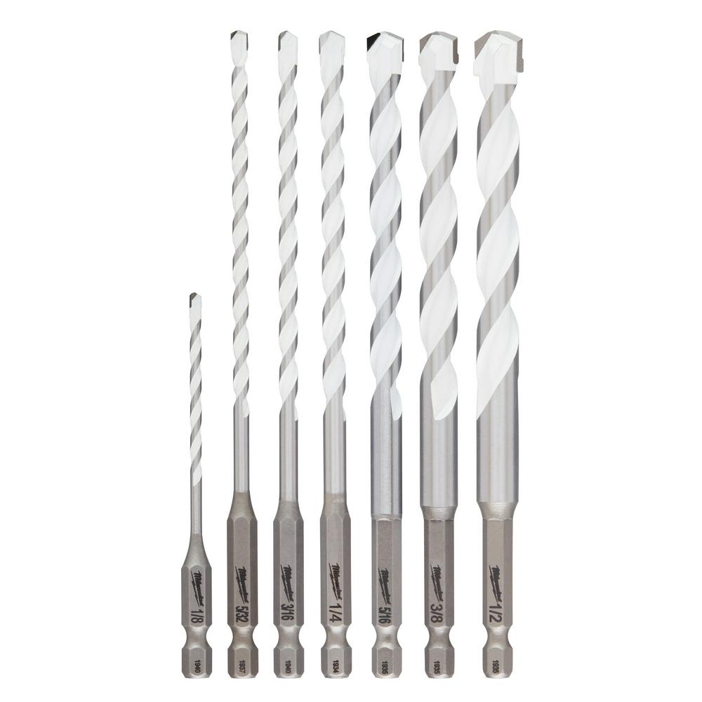 7pc. SHOCKWAVE Impact Duty™ Carbide Multi-Material Drill Bit Kit