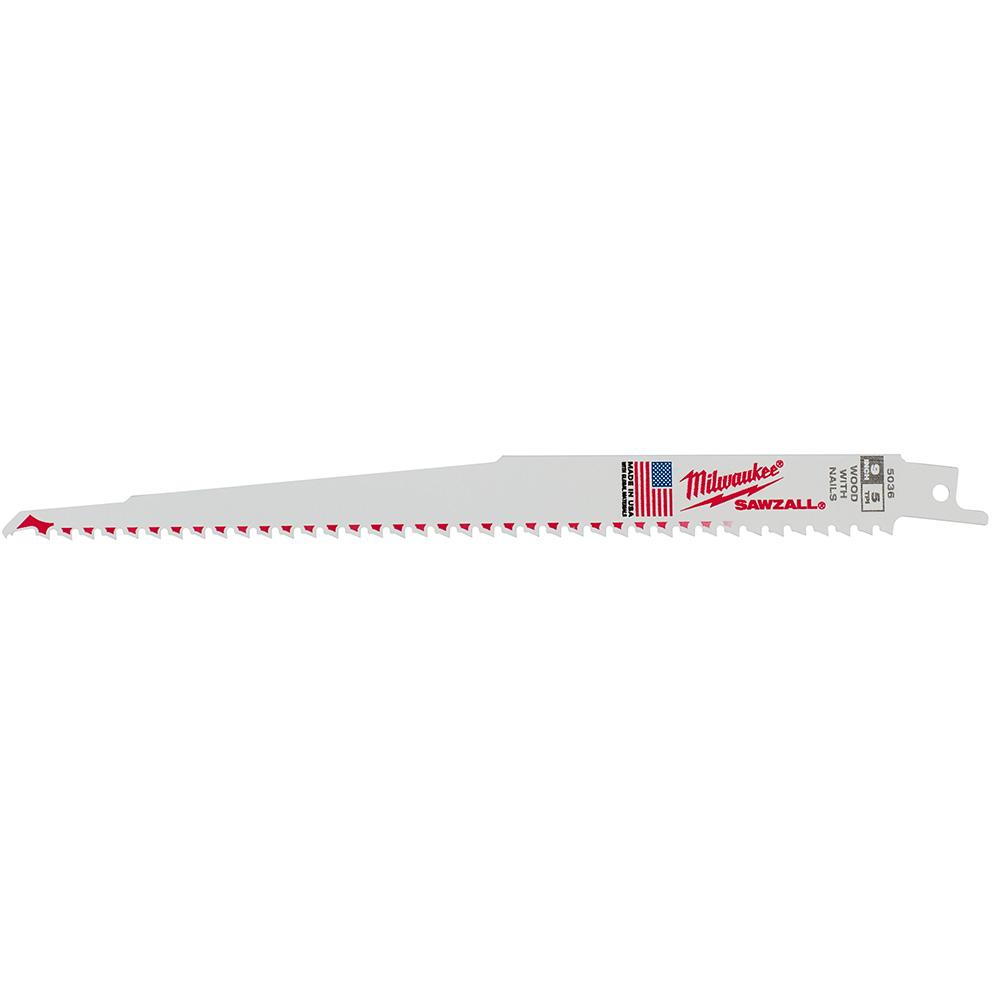 9 in. 5TPI Sawzall Blade