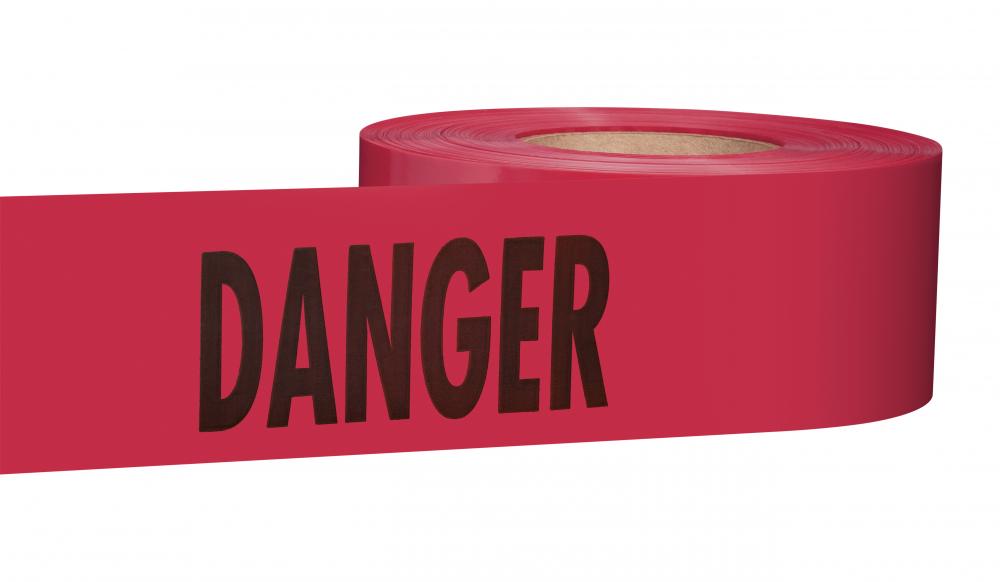 1000 Ft. Red Barricade Tape-Danger